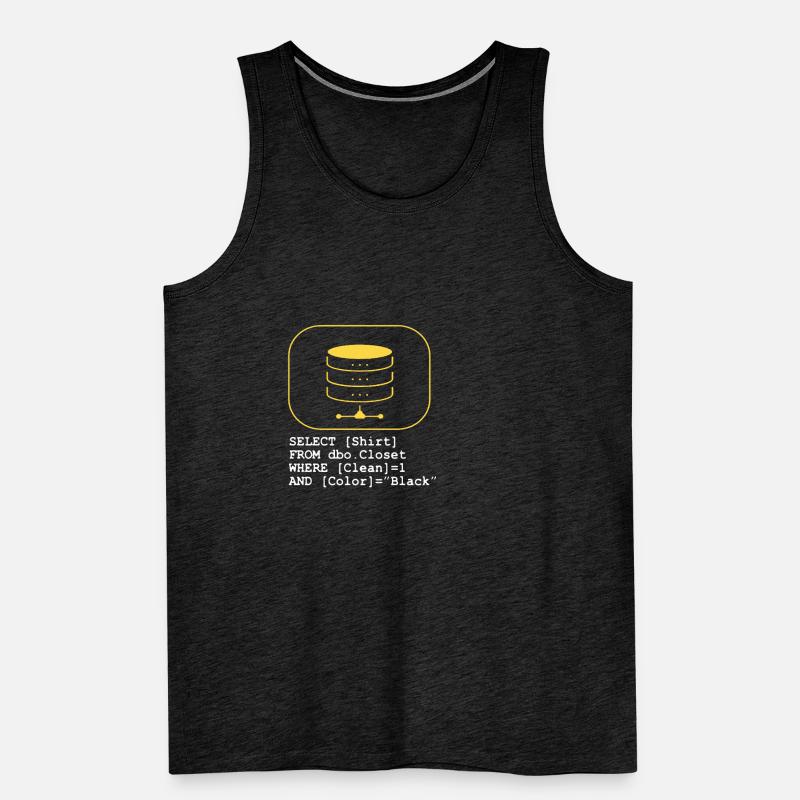 Code Datenbank SQL Sarkasmus Entwickler Geschenk Männer Premium Bio Tank Top