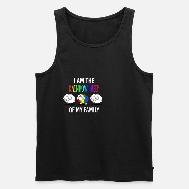 LGBT - Männer Premium Bio Tank Top - Schwarz