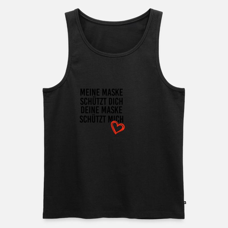 Lustig - Männer Premium Bio Tank Top - Schwarz