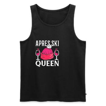 Apres Ski Queen Skihase Snowboard Urlaub Geschenk - Männer Premium Bio Tank Top - Schwarz - Vorne - Michal (187cm)