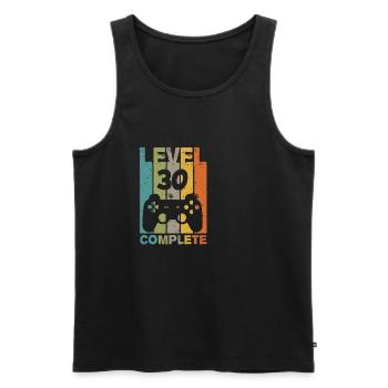 Nerd gamer ne pas niveler le jeu geek gamen femme homme - Débardeur bio Premium Homme - noir - Devant - Michal (187cm)