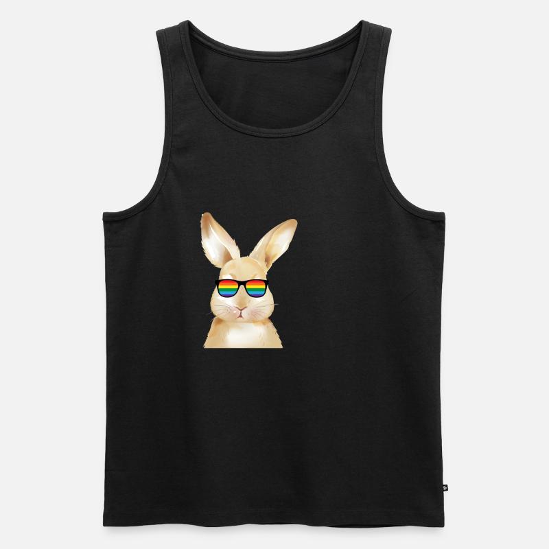 Easter Easter Gift - Funny Pride - Men's Premium Organic Tank Top - black