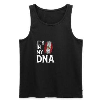 Peru Its In My DNA Peruaner Peruanisches Geschenk - Männer Premium Bio Tank Top - Schwarz - Vorne - AI Model Male 178 light (178cm)