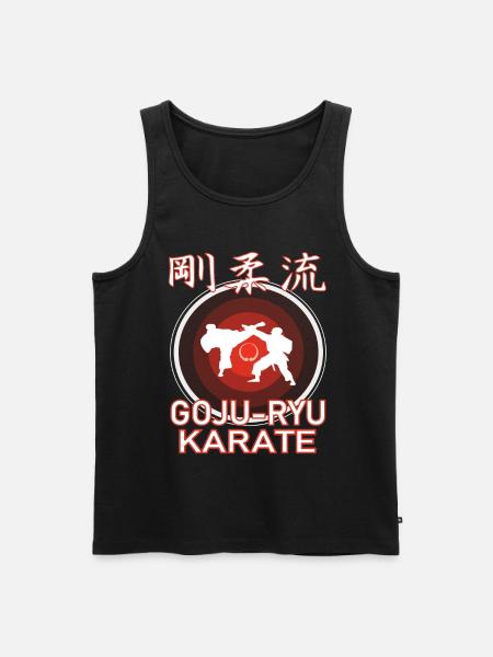The cool Goju-ryu Karate martial arts outfit, - Men's Premium Organic Tank Top - black