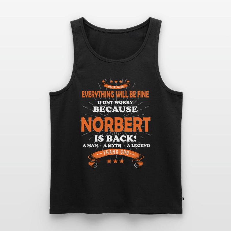 Everything will be fine Charlie Is back Men's Premium Organic Tank Top