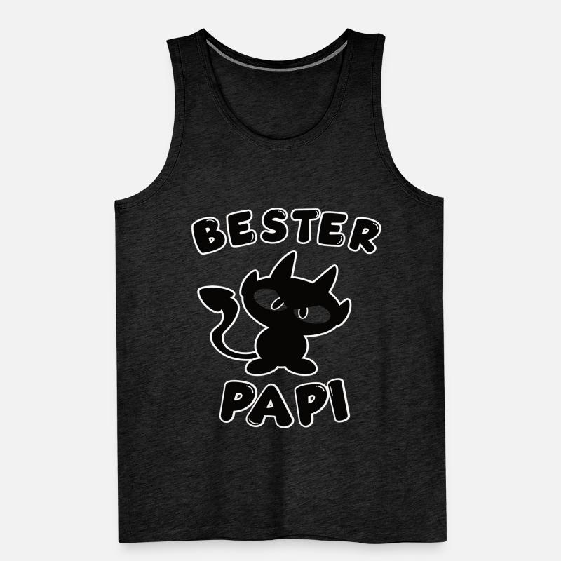 cooles bester Papi Design Männer Premium Bio Tank Top