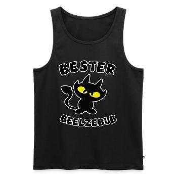 cool best Beelzebub design - Men's Premium Organic Tank Top - black - Front - Michal (187cm)