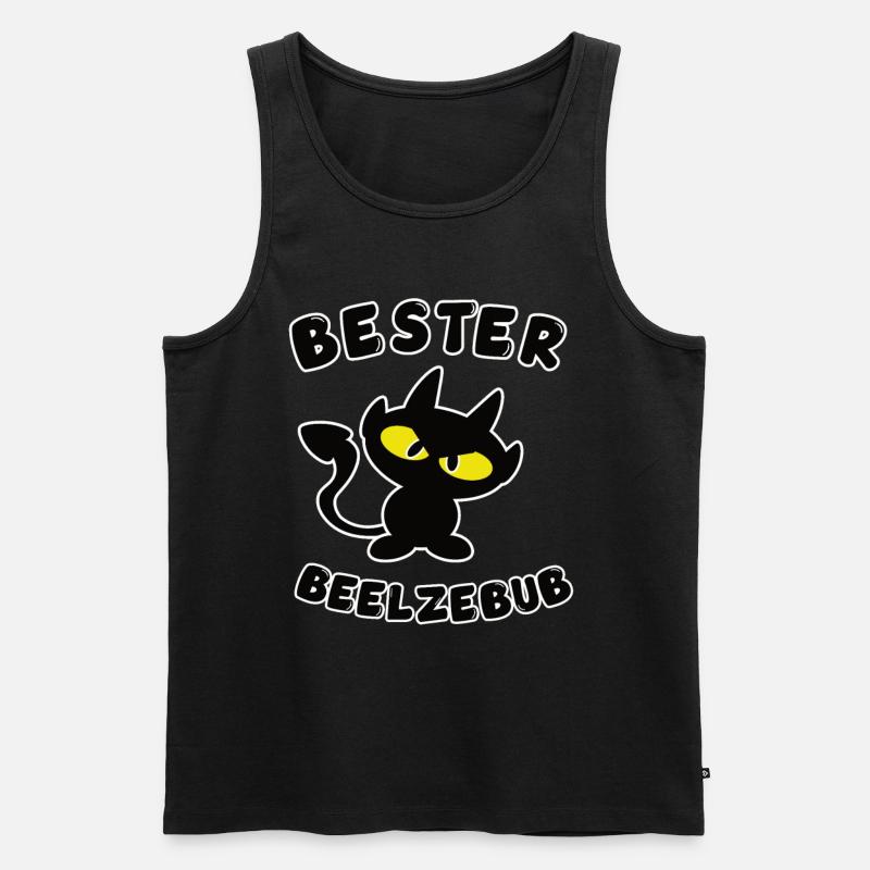 cooles bester Beelzebub Design - Männer Premium Bio Tank Top - Schwarz