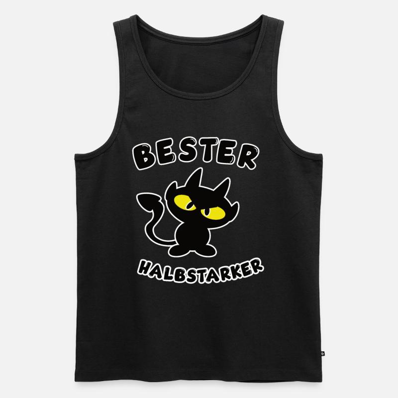 cooles bester Halbstarker Design - Männer Premium Bio Tank Top - Schwarz