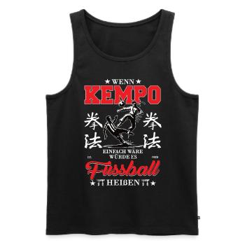 If Kempo Karate Were Easy - Men's Premium Organic Tank Top - black - Front - Michal (187cm)