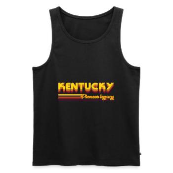 design cool des États du Kentucky aux États-Unis - Débardeur bio Premium Homme - noir - Devant - Michal (187cm)