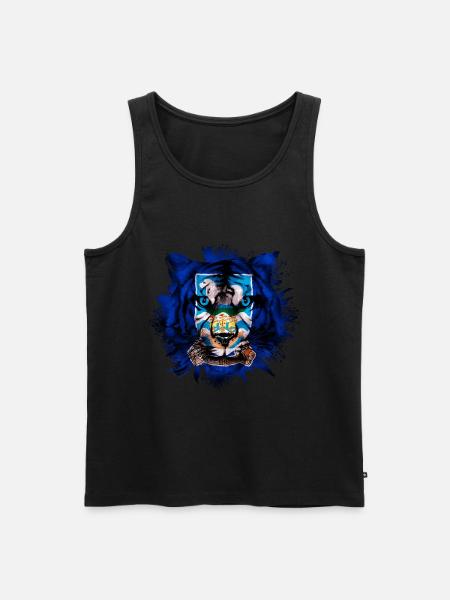 Falkland Islands - Men's Premium Organic Tank Top - black