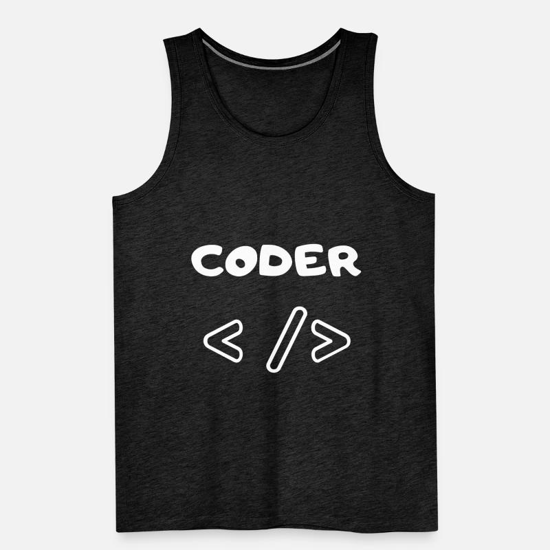 CODER WEB DEVELOPER Men's Premium Organic Tank Top