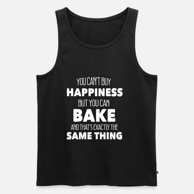 Bäcker backen - Männer Premium Bio Tank Top - Schwarz