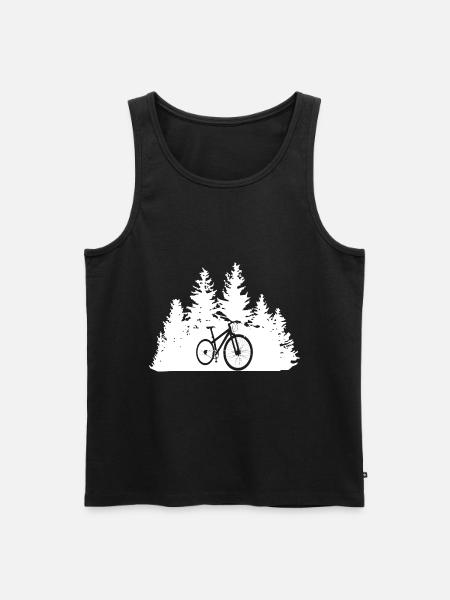 Arbres - Cyclisme - (9) - Débardeur bio Premium Homme - noir