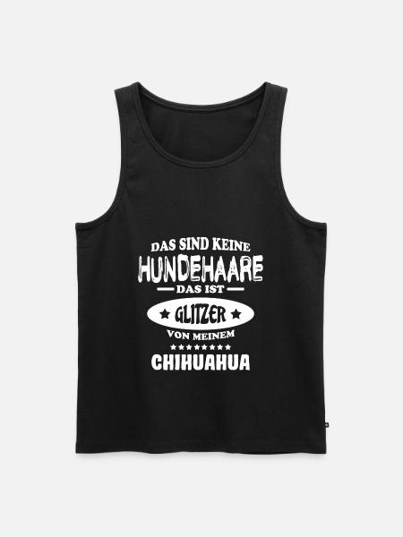 CHIHUAHUA - Männer Premium Bio Tank Top - Schwarz