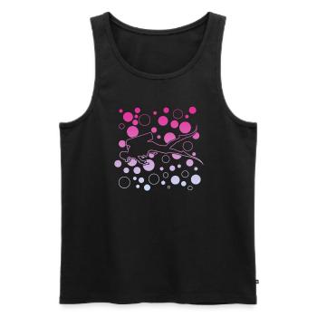Diving tauchen - Männer Premium Bio Tank Top - Schwarz - Vorne - Michal (187cm)