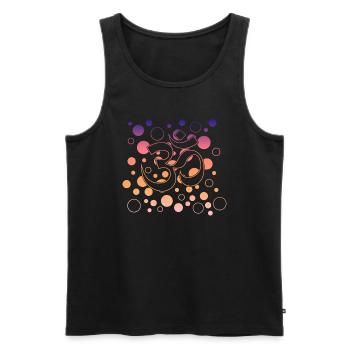 Namaste - Männer Premium Bio Tank Top - Schwarz - Vorne - Michal (187cm)
