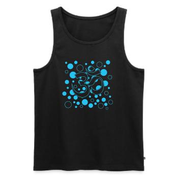 Yoga Namaste yoga - Männer Premium Bio Tank Top - Schwarz - Vorne - Michal (187cm)