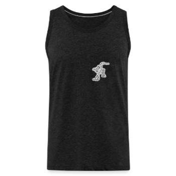 Verspielte Katzen - Männer Premium Bio Tank Top - Anthrazit - Vorne - Alexander (188cm)