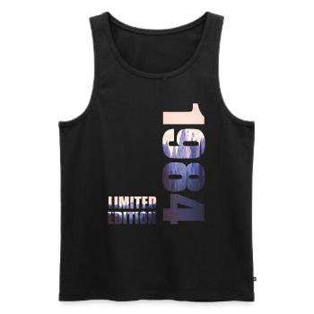 1984. Limited Edition T-Shirt Birthday Idea - Men's Premium Organic Tank Top - black - Front - Michal (187cm)