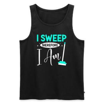 Week of Appreciation for Housekeeping - Men's Premium Organic Tank Top - black - Front - Michal (187cm)
