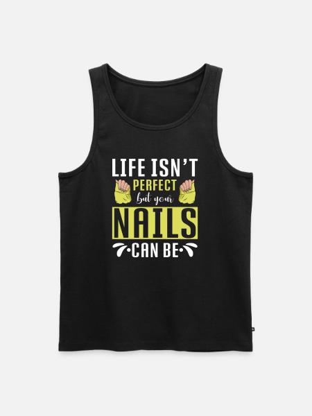 Nail Tech Manicure Nail Technician - Men's Premium Organic Tank Top - black