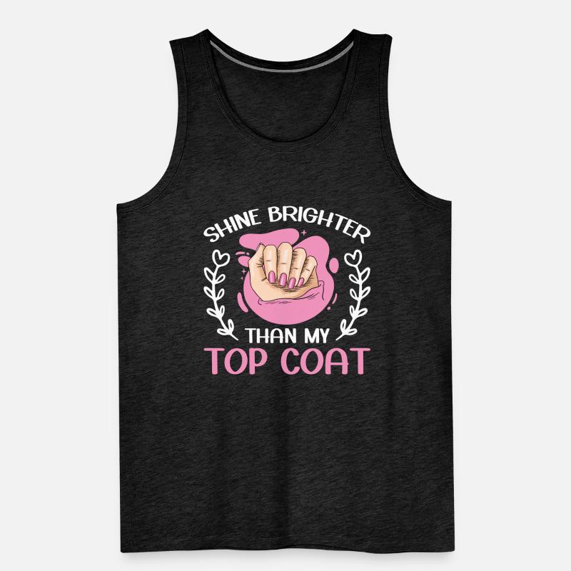 Nail Tech Manicure Nail Technician Men's Premium Organic Tank Top