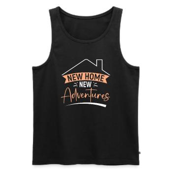 New Homeowner Homeowner Homeowner - Men's Premium Organic Tank Top - black - Front - Michal (187cm)