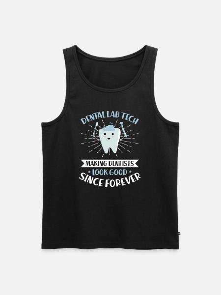Dental technician Dental technician - Men's Premium Organic Tank Top - black