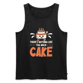 Cake Artist Cake Decorator Cake Decorator B - Men's Premium Organic Tank Top - black - Front - Michal (187cm)