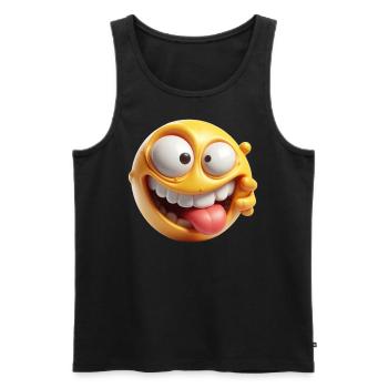 XXXIX - Men's Premium Organic Tank Top - black - Front - Michal (187cm)