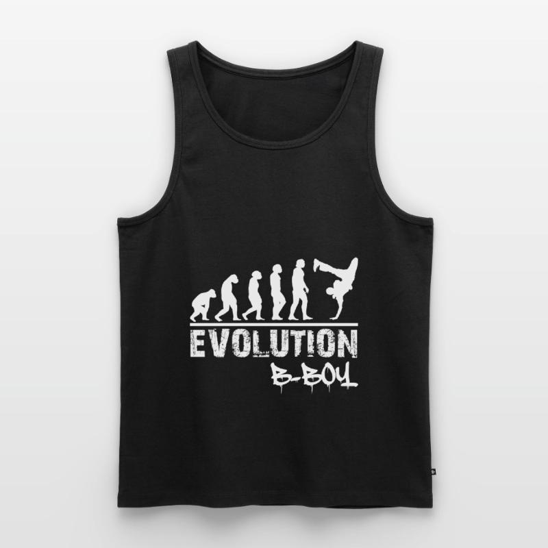 Breakdance Evolution B-Boy Breakdancer Geschenk Männer Premium Bio Tank Top