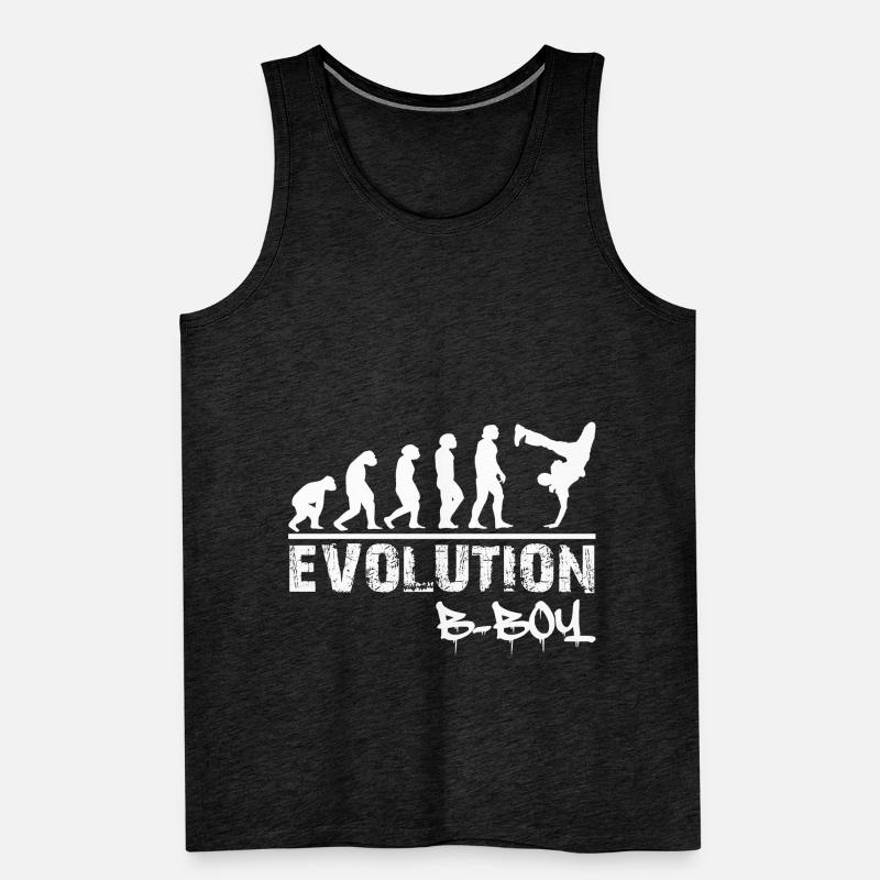 Breakdance Evolution B-Boy Breakdancer Gift Débardeur bio Premium Homme