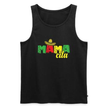 Mamacita Feiertag Mexiko Amerika USA - Männer Premium Bio Tank Top - Schwarz - Vorne - Michal (187cm)