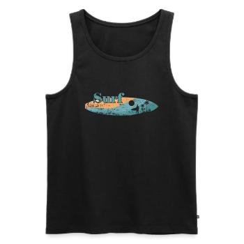 Surf Surfing Surfboard Water Sports - Men's Premium Organic Tank Top - black - Front - Michal (187cm)