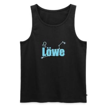 Leo Zodiac sign Leo constellation - Men's Premium Organic Tank Top - black - Front - AI Model Male 178 light (178cm)