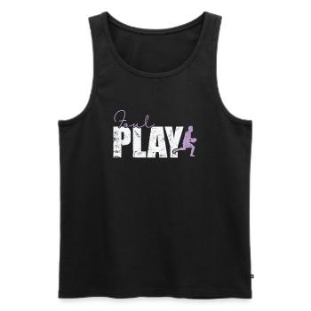 Foul Play Rugby - Men's Premium Organic Tank Top - black - Front - Michal (187cm)