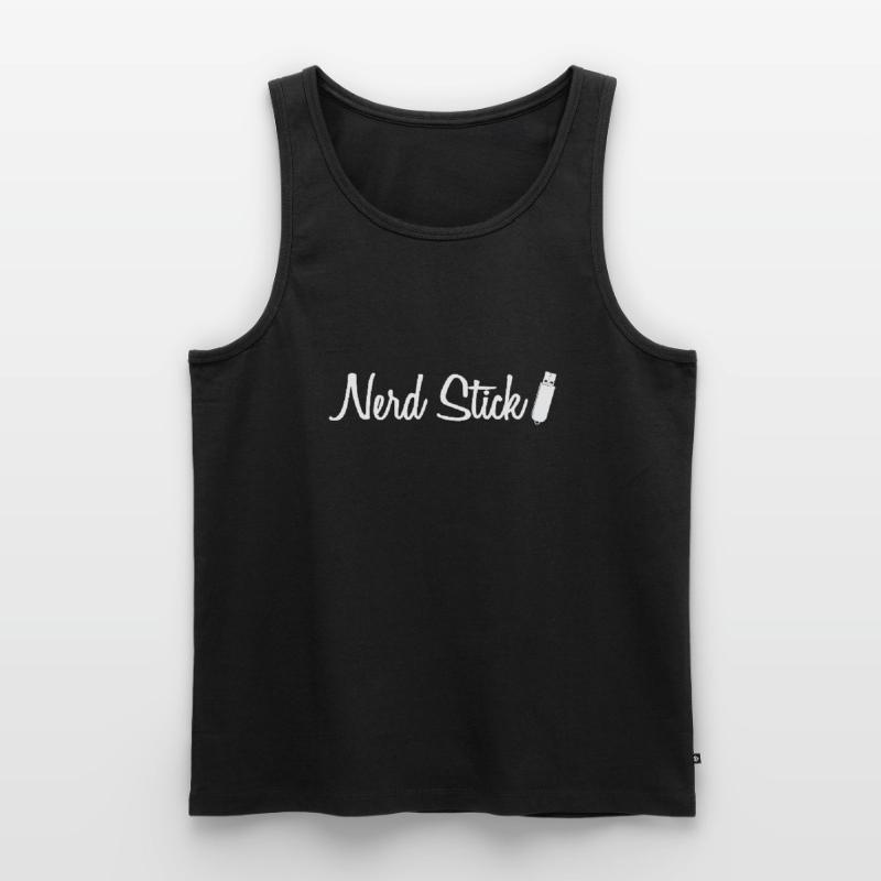 Nerd Stick USB stick retro memory module Men's Premium Organic Tank Top