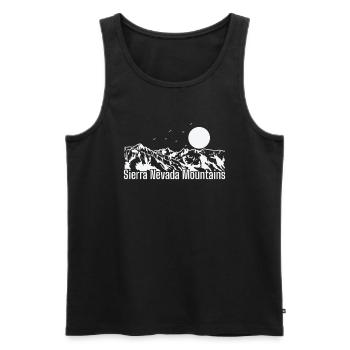 Nevada Mountains Fredonyer Pass Kalifornien - Männer Premium Bio Tank Top - Schwarz - Vorne - Michal (187cm)