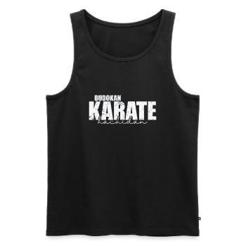 Bugokan Karate Hachidan Malaysian martial arts - Men's Premium Organic Tank Top - black - Front - AI Model Male 178 light (178cm)