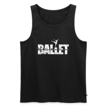 It's a beautiful Day for Ballet - Männer Premium Bio Tank Top - Schwarz - Vorne - Michal (187cm)