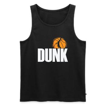 Dunk Basketball America Fans des États-Unis - Débardeur bio Premium Homme - noir - Devant - Michal (187cm)