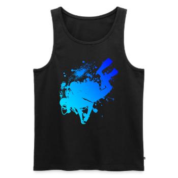Free Dive Women's Men's Diving Diving Scuba Diving - Men's Premium Organic Tank Top - black - Front - Michal (187cm)