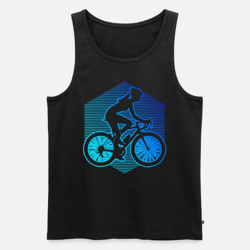 Cyclisme Cyclisme VTT Cyclisme - Débardeur bio Premium Homme - noir