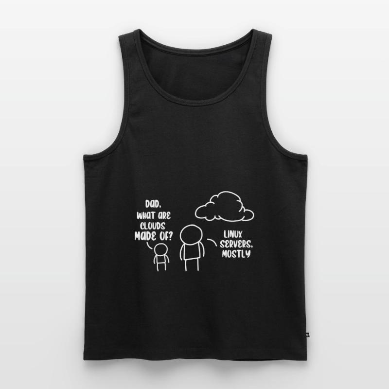Cloud Storage Data Server Information Technology Men's Premium Organic Tank Top