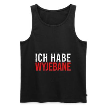 Lustige Polen Spruch Ich Habe Wyjebane Funny - Männer Premium Bio Tank Top - Schwarz - Vorne - AI Model Male 178 light (178cm)
