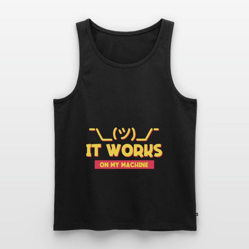 IT-Support und Programmierer-Witz für Coder Männer Premium Bio Tank Top