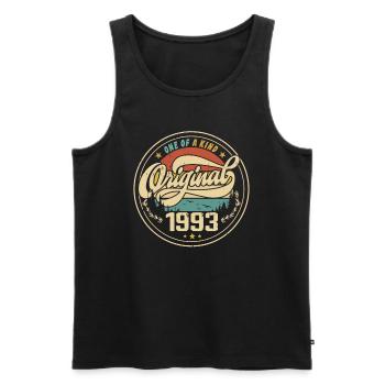 Original 1993 Vintage - Cadeau D’anniversaire 1993 - Débardeur bio Premium Homme - noir - Devant - Michal (187cm)