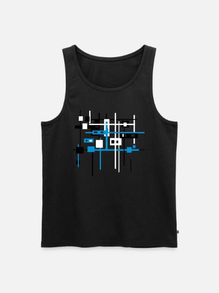 Architect - Men's Premium Organic Tank Top - black